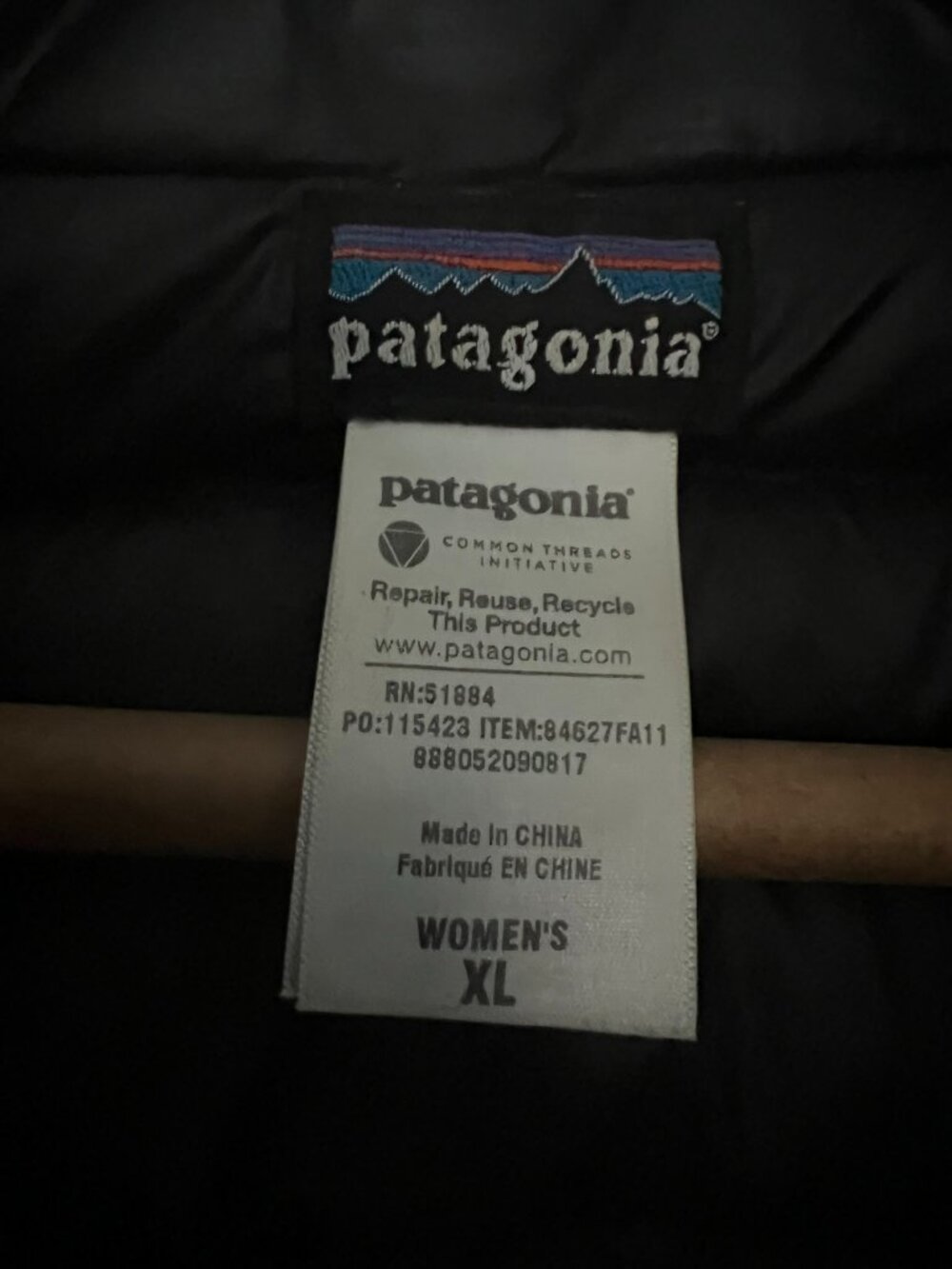 Patagonia black down vest - worn few times - Picture 4 of 6